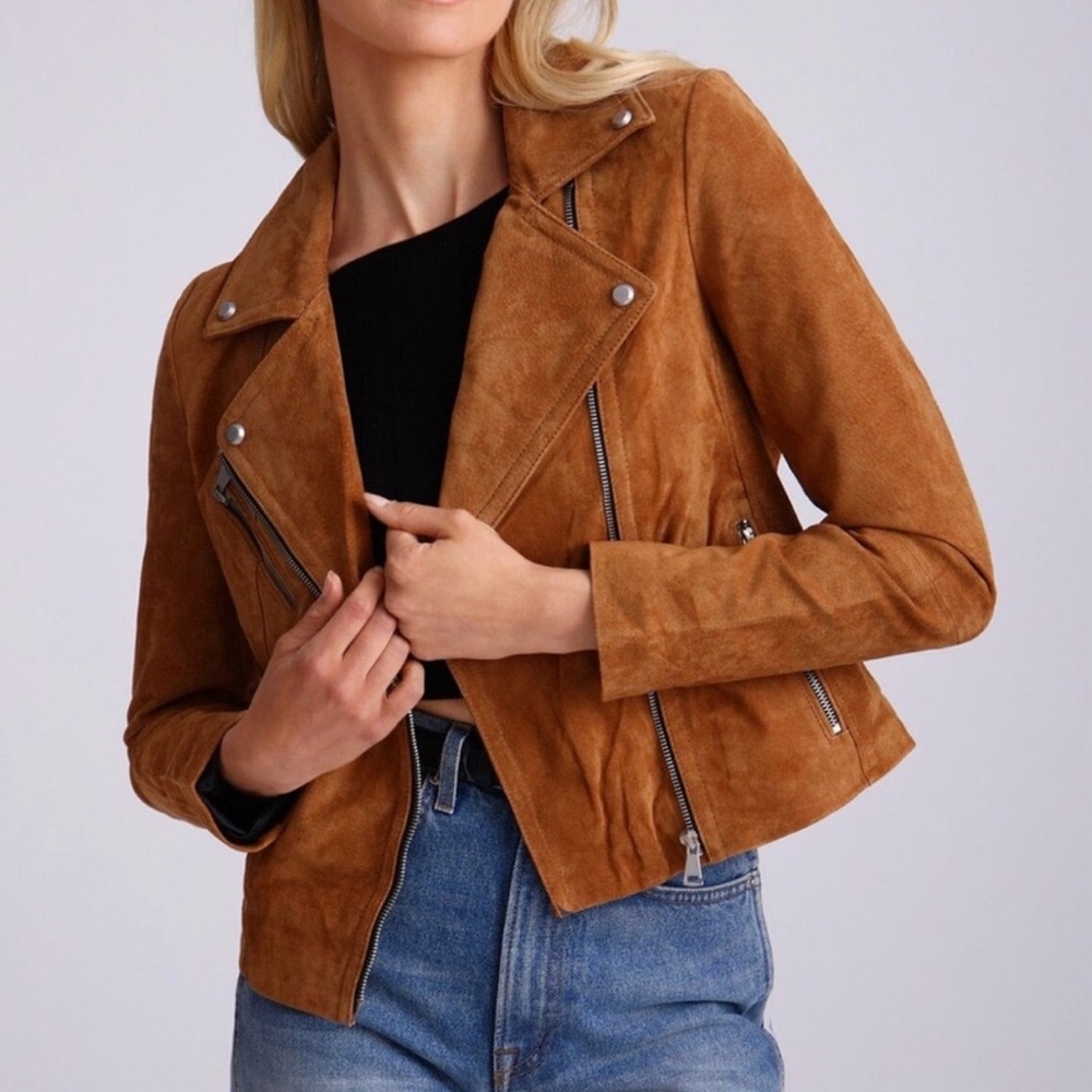 Bagatelle Leather Biker Jacket